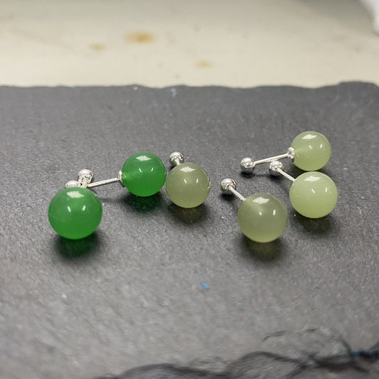 Jade studs