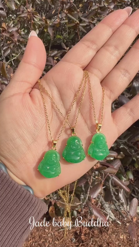 Baby green Buddhas